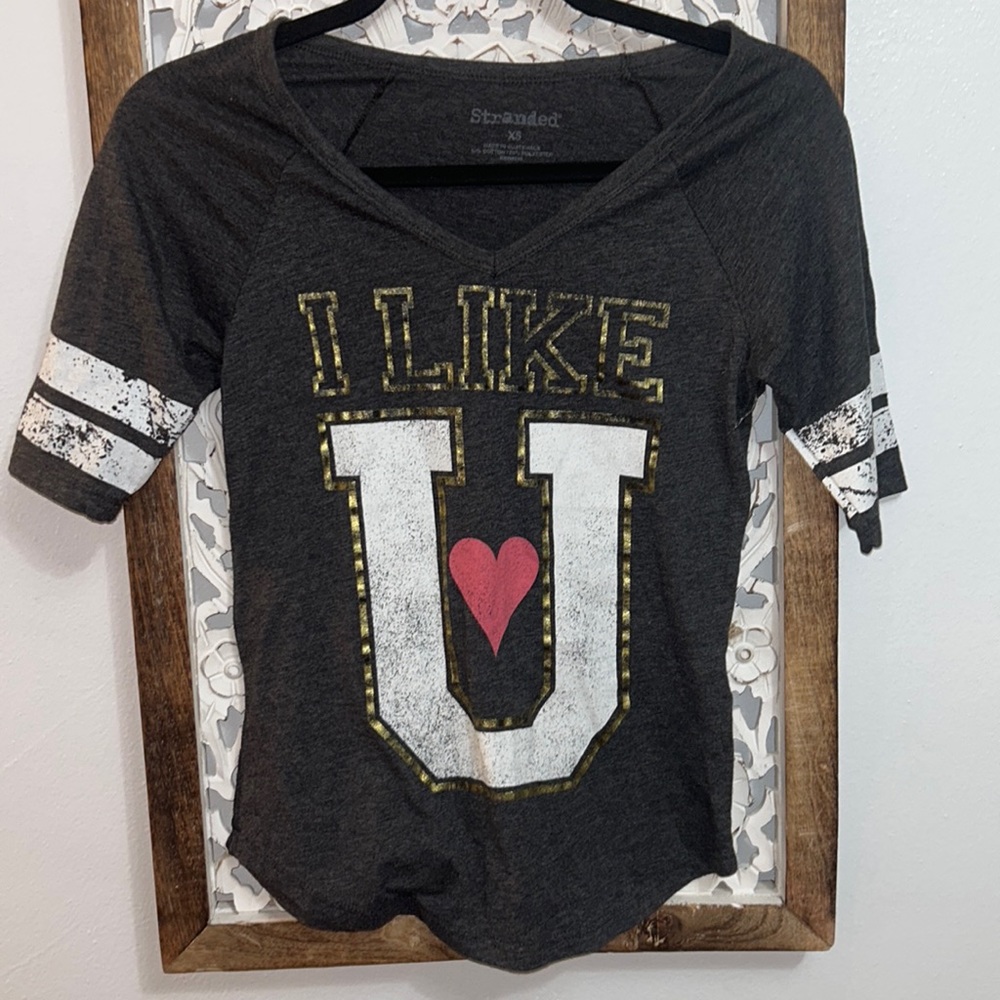5/$20 Stranded I Like U T-Shirt